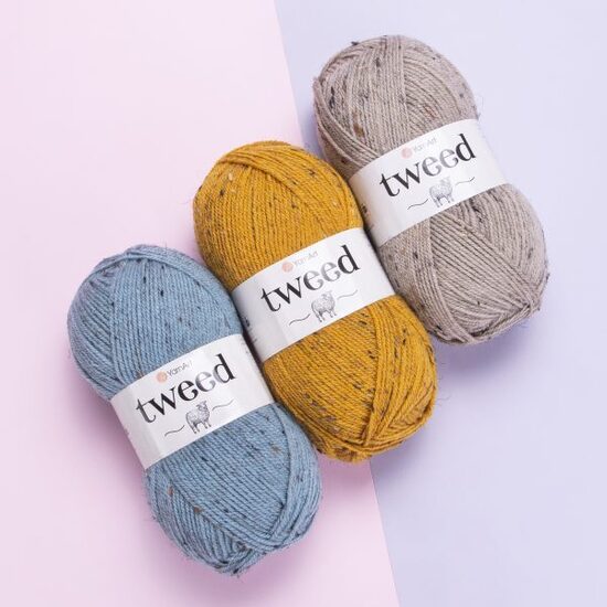 YarnArt TWEED 30%vilna, 60%akrils, 10%viskoze