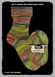 Opal HUNDERTWASSERS WERK Nr 4056