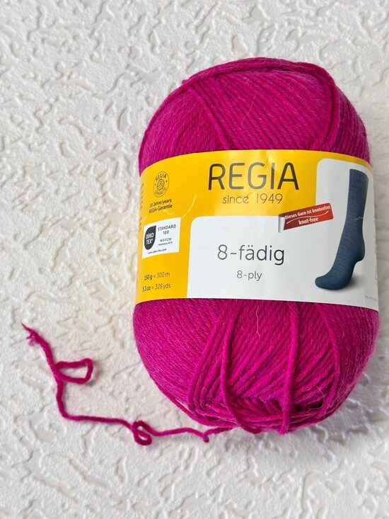 Regia Uni 8ply Nr01051 - fuksija