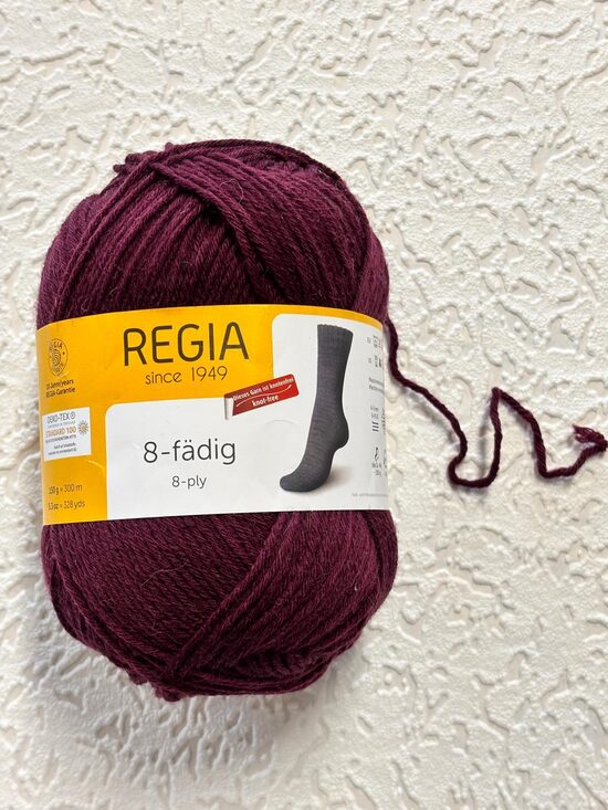 Regia Uni 8ply Nr06046 - sarkanvīns