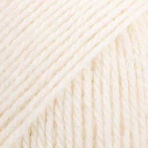 Drops ALPACA uni Nr 100 - balts, nebalināts
