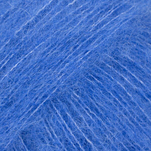 Drops BRUSHED ALPACA SILK uni Nr 26 - kobalta zils