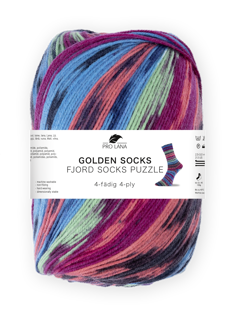 PRO LANA Golden Socks Fjord Socks Puzzle Nr 81