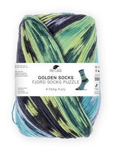 PRO LANA Golden Socks Fjord Socks Puzzle Nr 82