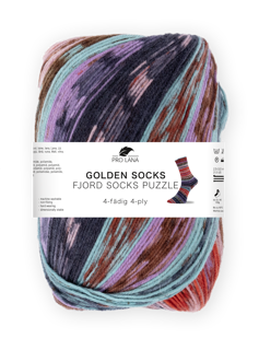 PRO LANA Golden Socks Fjord Socks Puzzle Nr 84