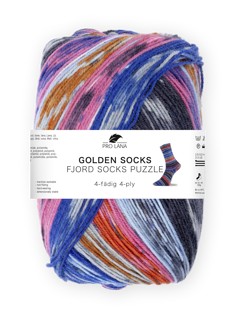 PRO LANA Golden Socks Fjord Socks Puzzle Nr 85