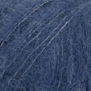 Drops BRUSHED ALPACA SILK uni Nr 39 - tumši zils