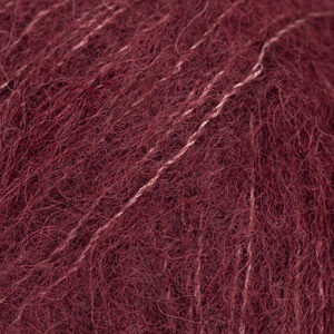 Drops BRUSHED ALPACA SILK uni Nr 44 - plūmju vīns