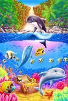 Dimantu glezna  - jūra