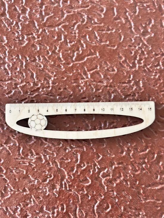 Lineāls "Futbols" (15cm)