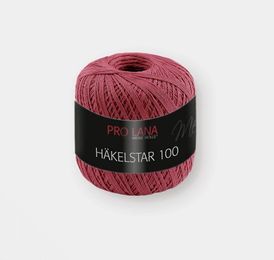 PRO LANA Hakelstar 100 - Nr 31 - bordo