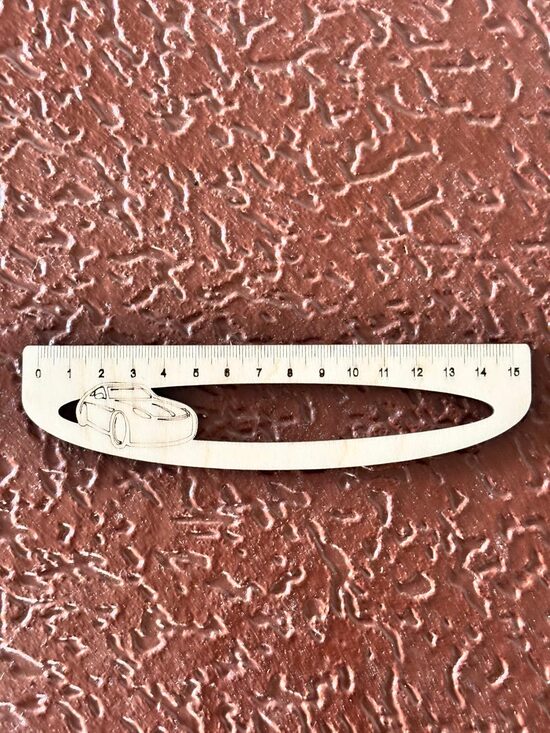 Lineāls "Mašīna" (15cm)