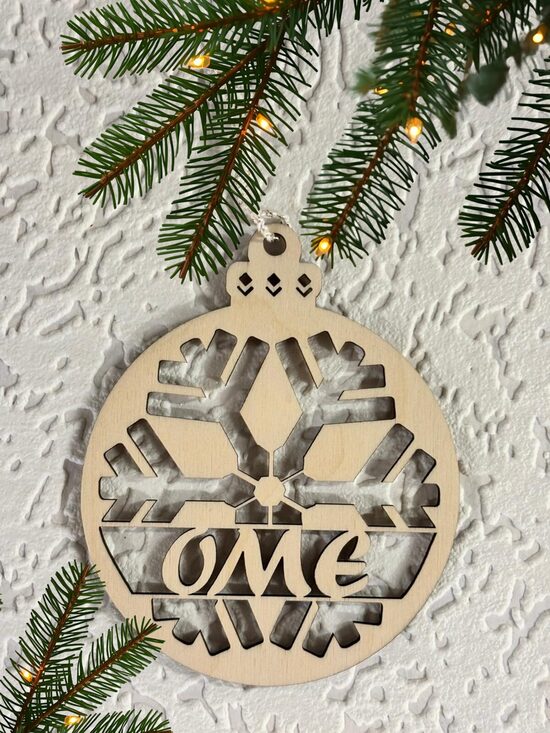 Ziemassvētku dekors, koka