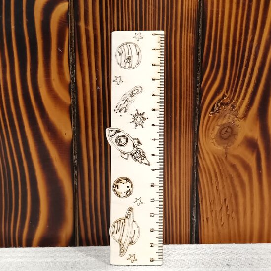 Lineāls "Raķetes" (15cm)