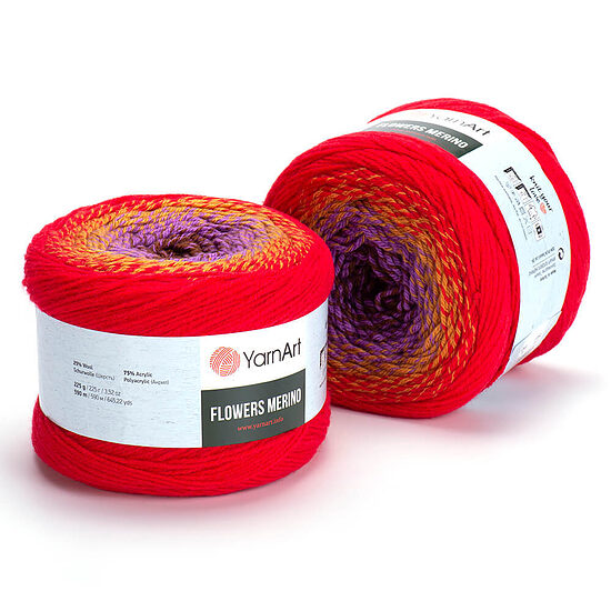 YarnArt FLOWERS MERINO Nr 541