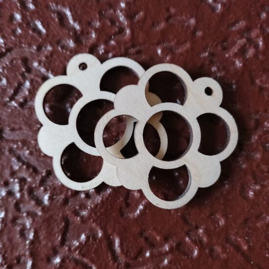 Koka sagatave - Puķe