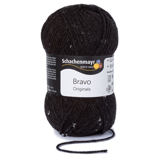 Schachenmayr Bravo  Nr 08375 - antracīta tvīds