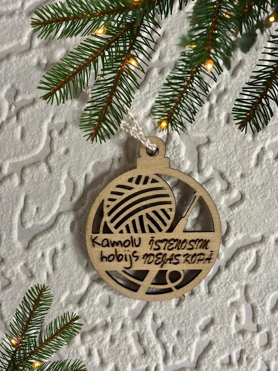 Ziemassvētku dekors, koka