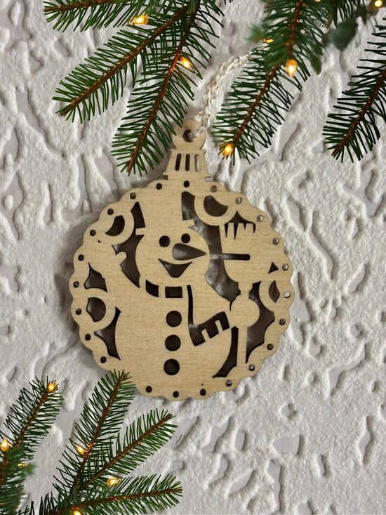 Ziemassvētku dekors "Sniegavīrs"