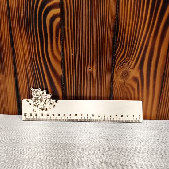 Lineāls "unicorn" (20cm)