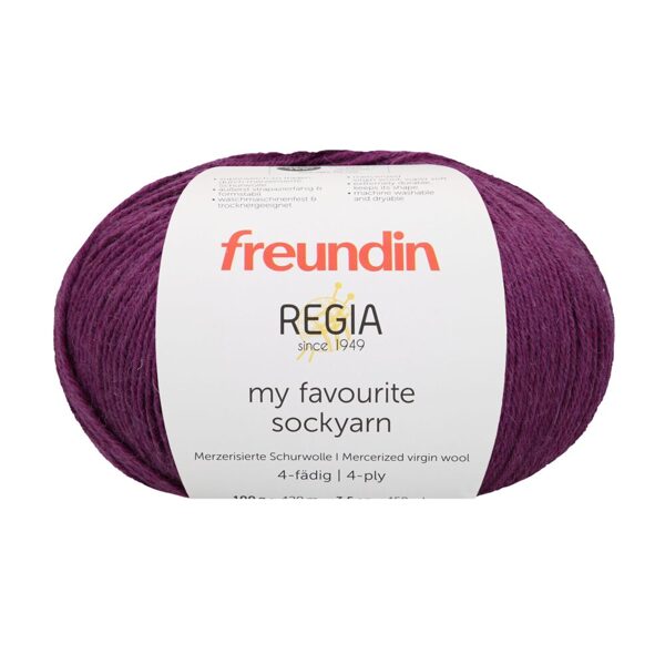 Regia Freundin my favorite Sockyarn 4ply Nr 00036 - orhideja