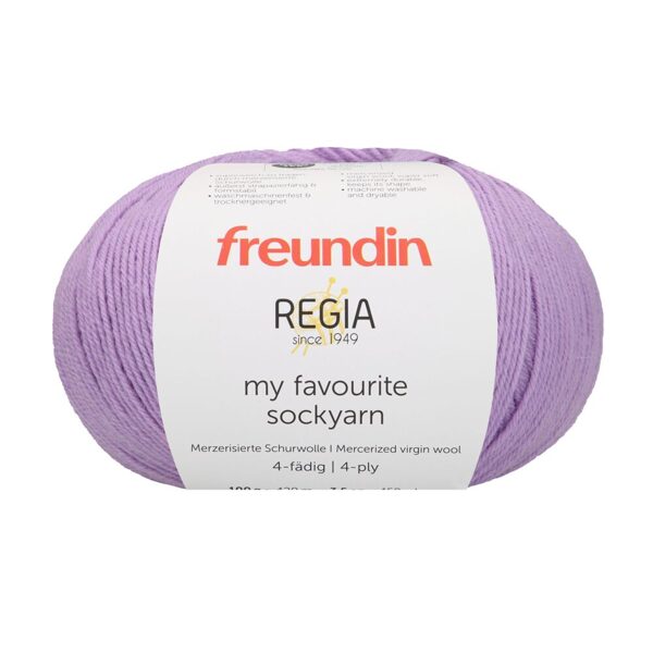 Regia Freundin my favorite Sockyarn 4ply Nr 00047 - lavanda