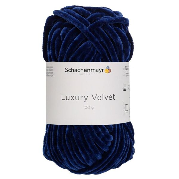 Schachenmayr Luxury Velvet Nr00050-tumši zils