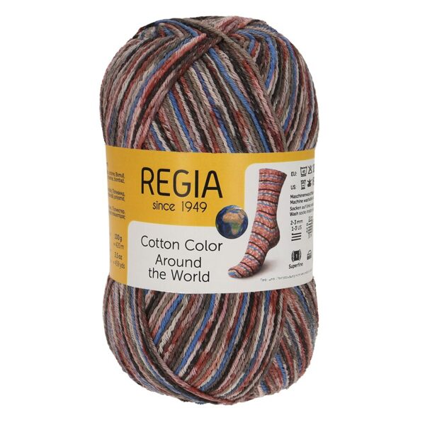 Regia COTTON COLOR 4ply Nr 02410 - Parīze