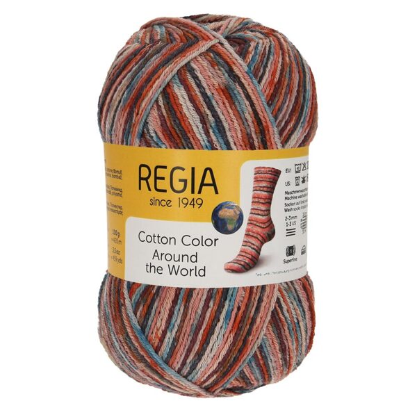 Regia COTTON COLOR 4ply Nr 02412 - Maroka