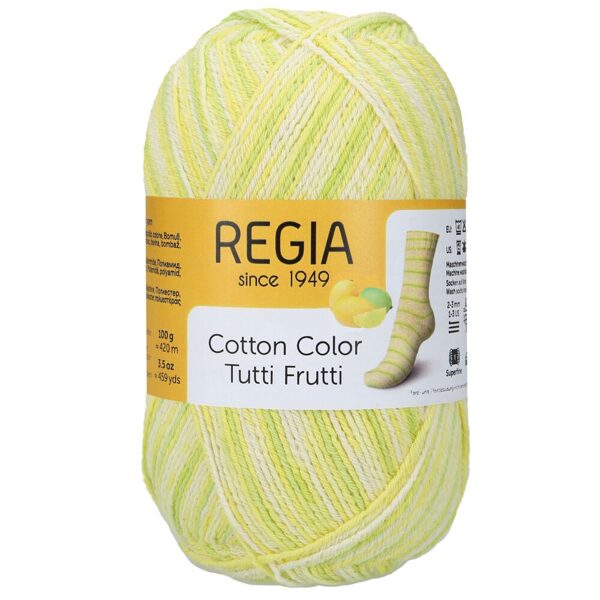 Regia COTTON COLOR 4ply Nr 02424 - citrons