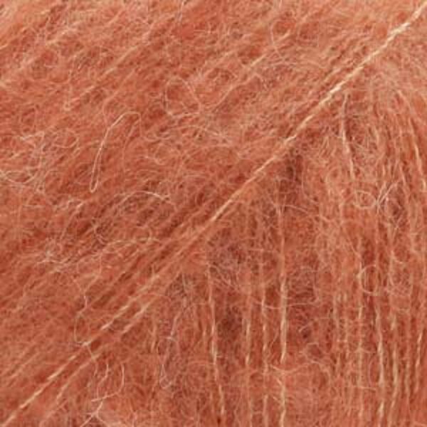 Drops BRUSHED ALPACA SILK uni Nr 22 - gaiša rūsa