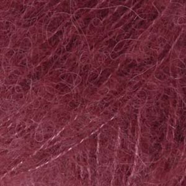 Drops BRUSHED ALPACA SILK uni Nr 23 - bordo