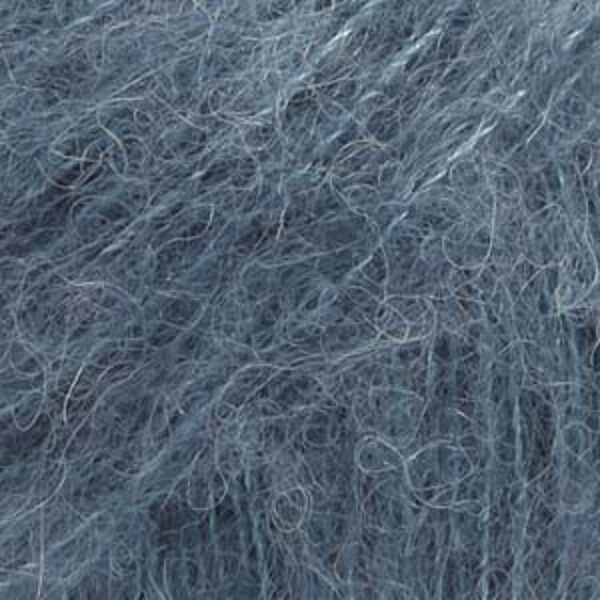 Drops BRUSHED ALPACA SILK uni Nr 25 - tērauda zils