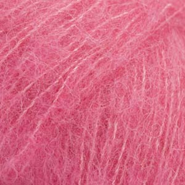 Drops BRUSHED ALPACA SILK uni Nr 31 - koši rozā