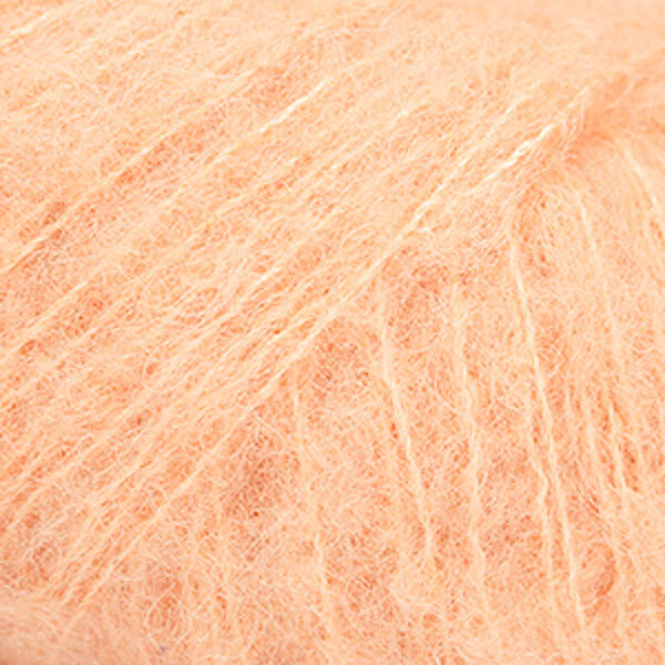 Drops BRUSHED ALPACA SILK uni Nr 37 - saldā aprikoze