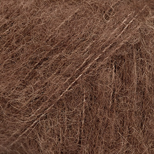 Drops BRUSHED ALPACA SILK uni Nr 38 - šokolāde