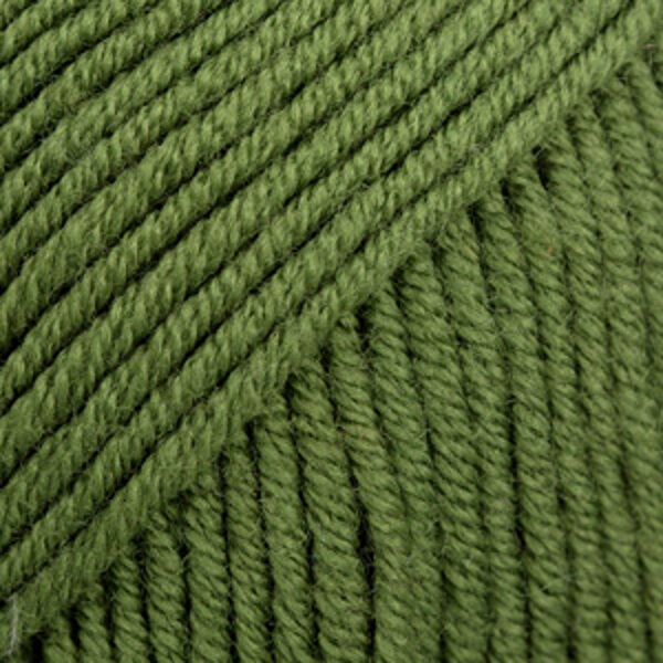 Drops MERINO EXTRA FINE uni Nr 52 - zaļa lapa