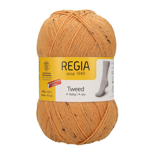 Regia Tweed 4ply Nr 00022 - zelta tvīds