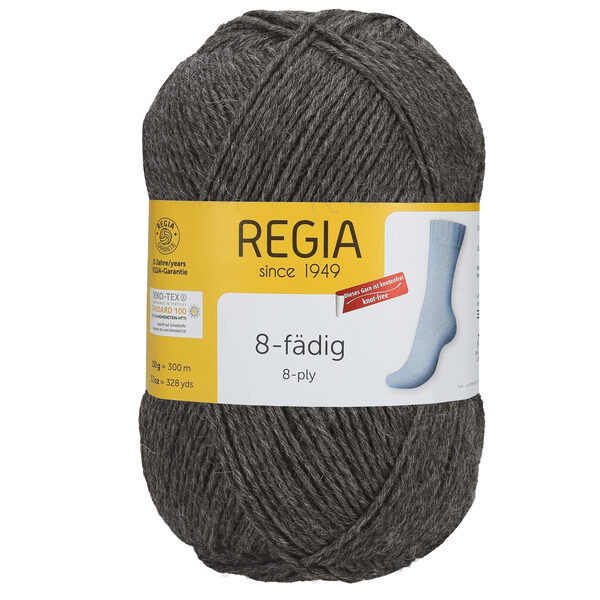 Regia Uni 8ply Nr00044 - pelēki raibs