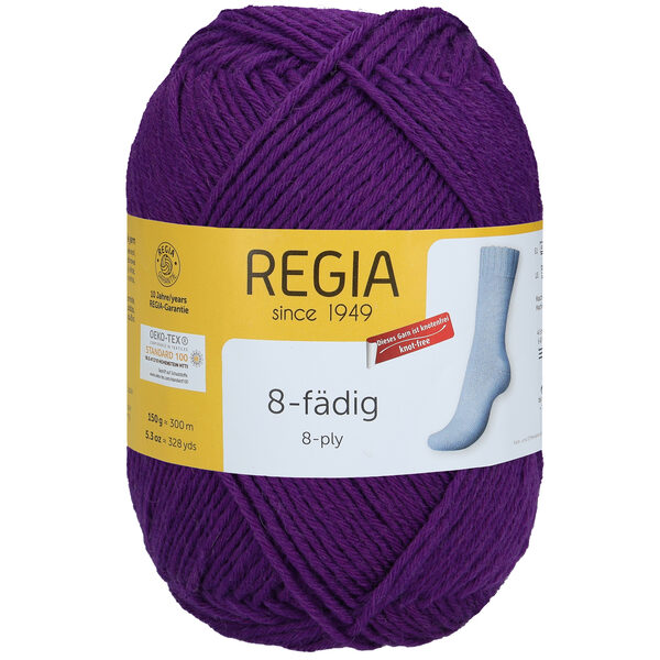 Regia Uni 8ply Nr01050 - violets