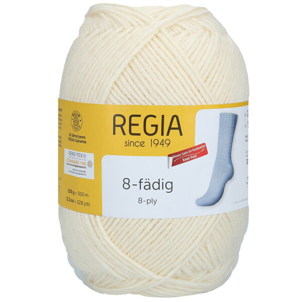 Regia Uni 8ply Nr01992 - dabīgi balts