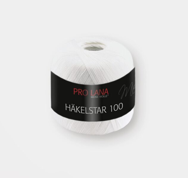 PRO LANA Hakelstar 100 - Nr 01 - balts