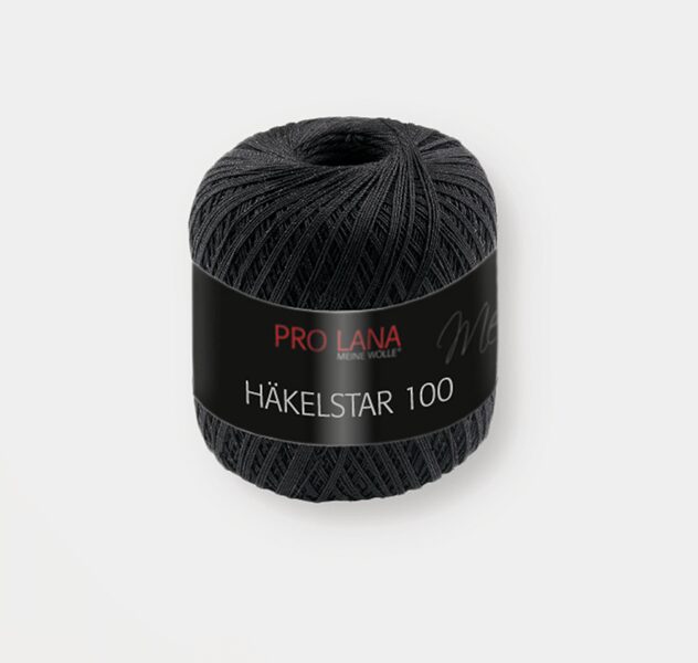 PRO LANA Hakelstar 100 - Nr 99 - melns