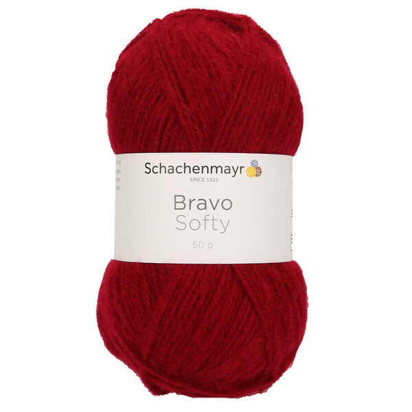 Schachenmayr Bravo Softy Nr 08222 - sarkanvīns