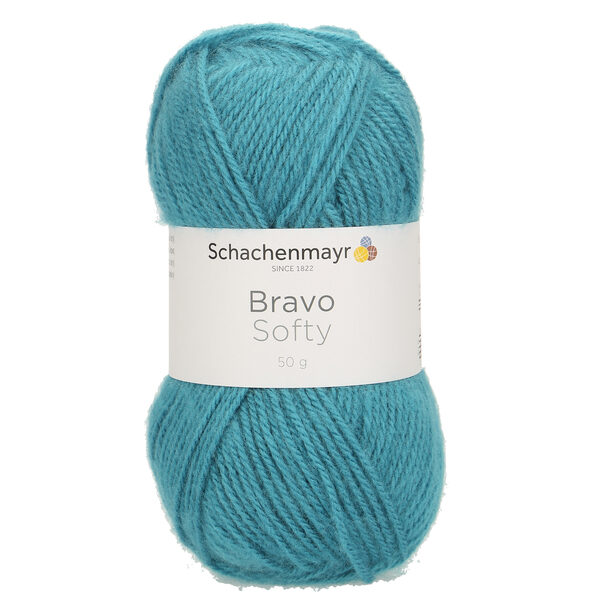 Schachenmayr Bravo Softy Nr 08380 - ūdens zils