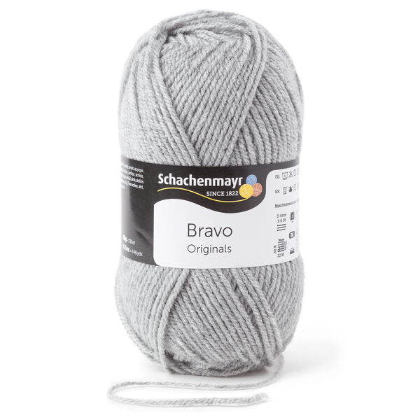 Schachenmayr Bravo Nr 08295 - raibs, gaiši pelēks