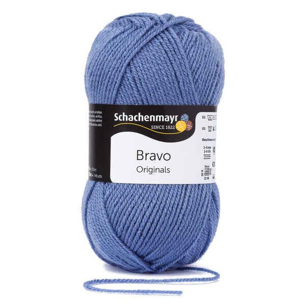 Schachenmayr Bravo  Nr 08362 - dūmakaini zils
