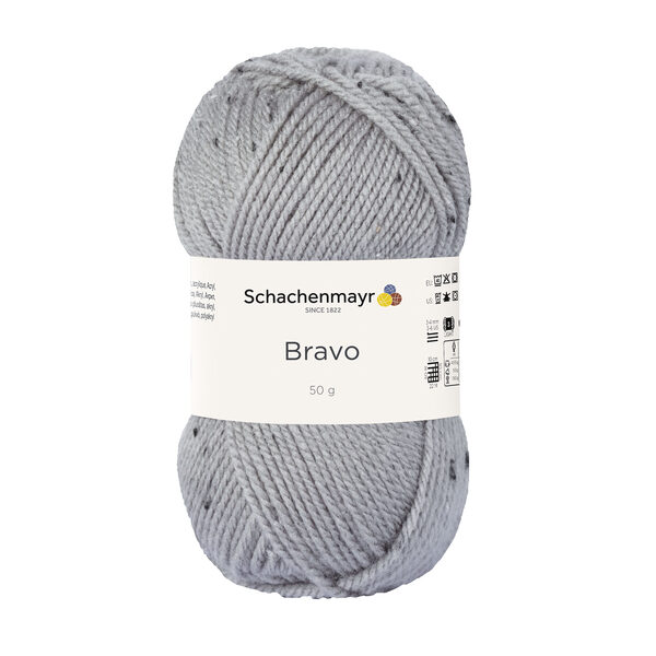 Schachenmayr Bravo Nr 08376 - gaiši pelēks tvīds