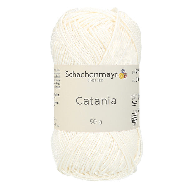 Schachenmayr Catania Nr 00105 - balts nebalināts